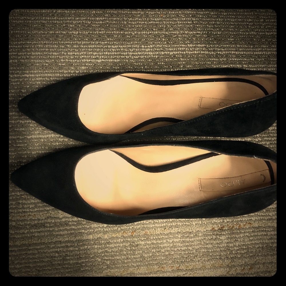 Black Suede heels